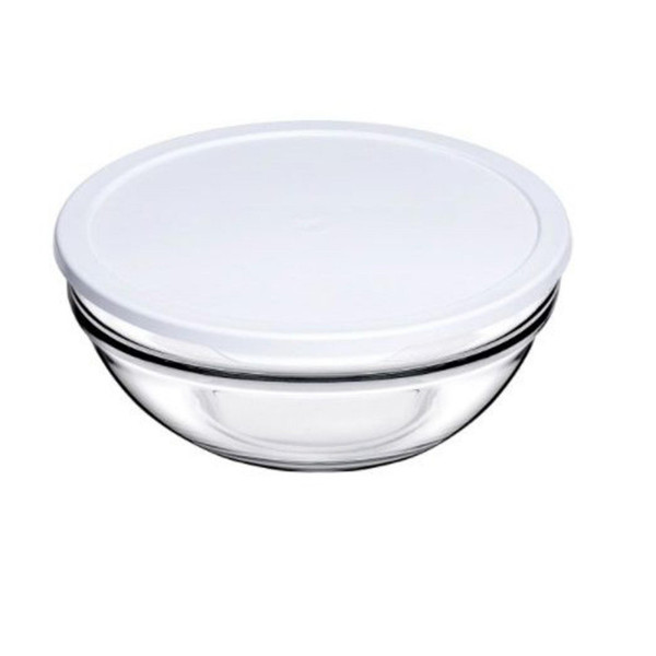 Салатник з кришкою Pasabahce Chefs PS-53573-1-W 20 см білий