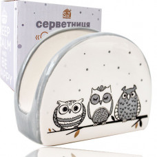 Підставка для серветок SNT Совушки 3662-18 10х8 см