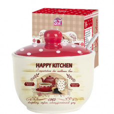 Цукорниця з ложкою 450 мл Happy Kitchen SNT 2242-11