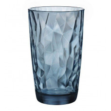 Стакан високий 470 мл Diamond Ocean Blue Bormioli Rocco 350260-M-02321990