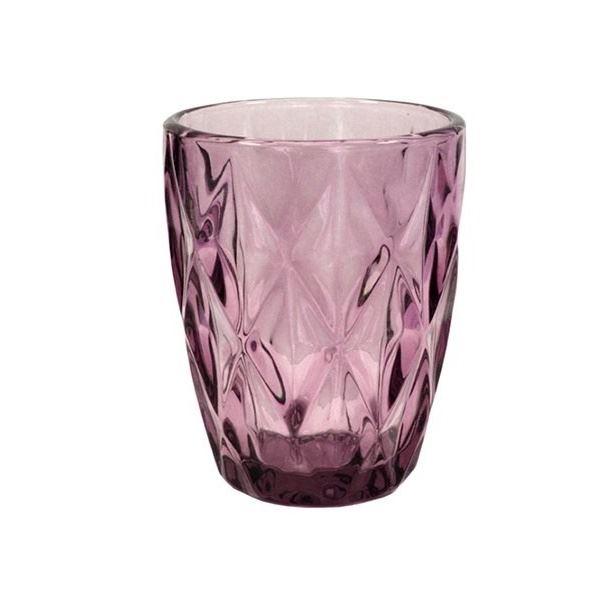 Стакан високий OLens Смарагд 34215-11-1-pink 250 мл рожевий