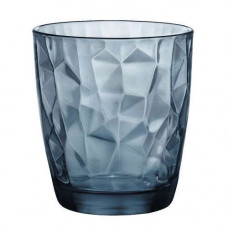 Стакан низький Bormioli Rocco Diamond Ocean Blue 302259-M-02321990 390 мл синій