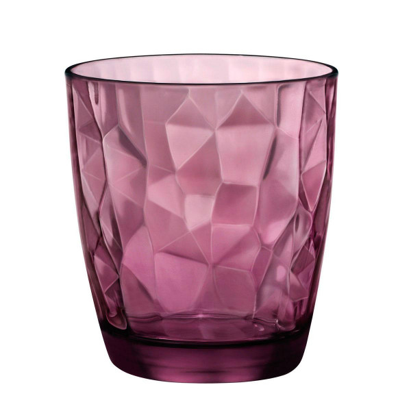 Склянка низька Bormioli Rocco Diamond Rock Purple 302258-Q-02021990 390 мл рожевий