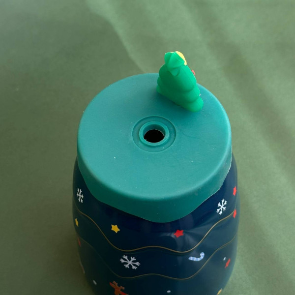 Склянка новорічна Merry Christmas 13334 400 мл зелена