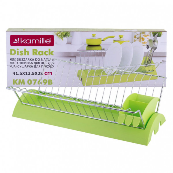 Сушарка для посуду 41,5х26х11,5 см Green Kamille KM-0769B