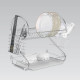 Сушарка для посуду дворівнева Maestro MR-1025-38 38х26,5х39 см срібляста