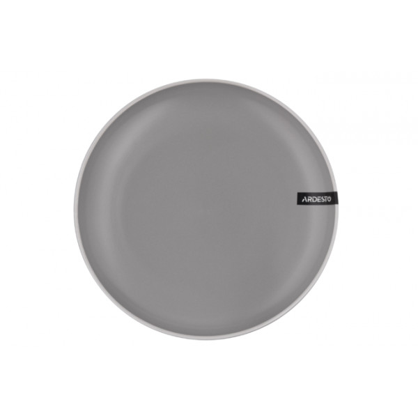 Тарілка десертна Ardesto Сremona Dusty grey AR-2919-GRС 19 см