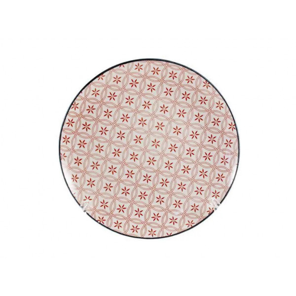 Тарілка десертна Interos Вуаль Red CLW-12-9028910 20 см