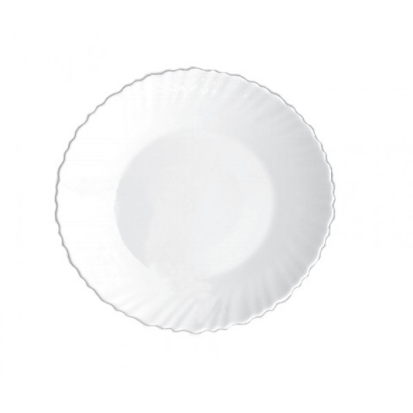 Тарілка десертна Vittora Wave Blanco V-190W 19 см