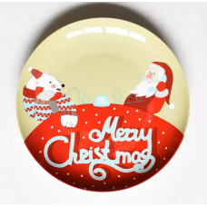 Тарілка десертна Новорічна Merry Christmas 2 9014 20 см