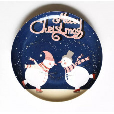Тарілка десертна Новорічна Merry Christmas 3 9015 20 см