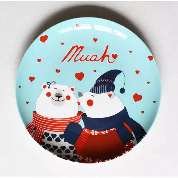 Тарілка десертна Новорічна Merry Christmas 5 9017 20 см