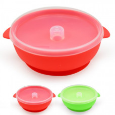 Тарілка дитяча на присоску Stenson Kids MH-4041 12х9.5х5.5 см