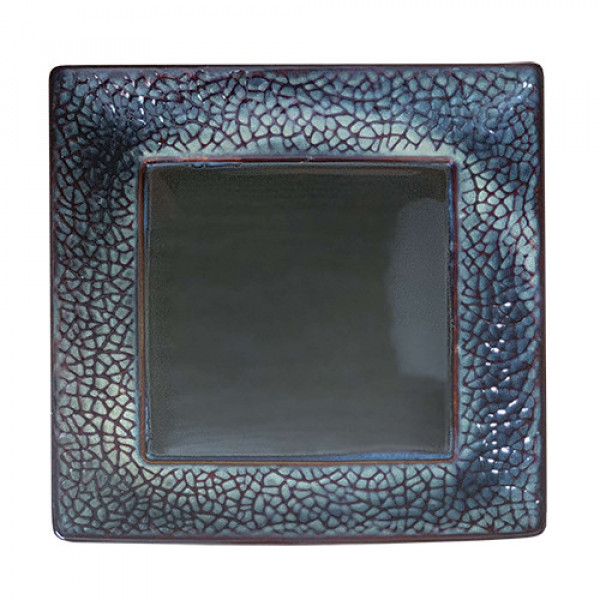 Тарілка квадратна підставна Losk Dec Marron Brown Grey L0480-XY4610AA 27 см