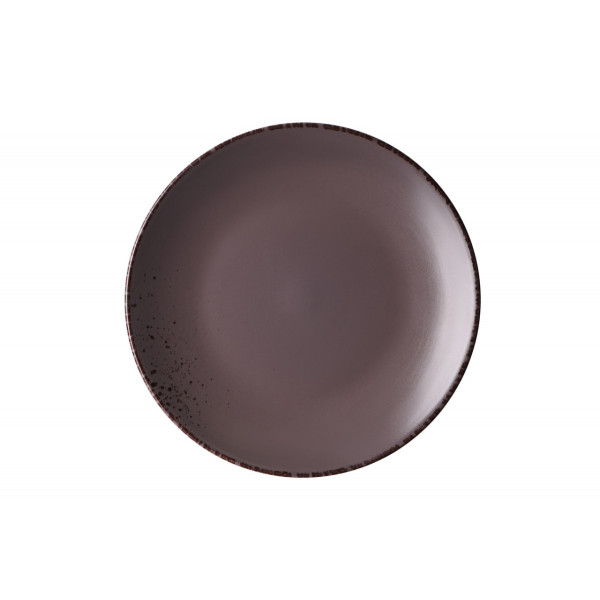 Тарілка обідня Ardesto LuССa Brown Grey AR-2926-GMС 26 см
