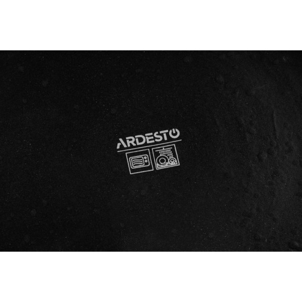 Тарілка обідня Ardesto Trento AR-2926-TB 26.5 см чорна
