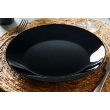 Тарілка обідня Luminarc Zelie Black V3821 25 см чорна