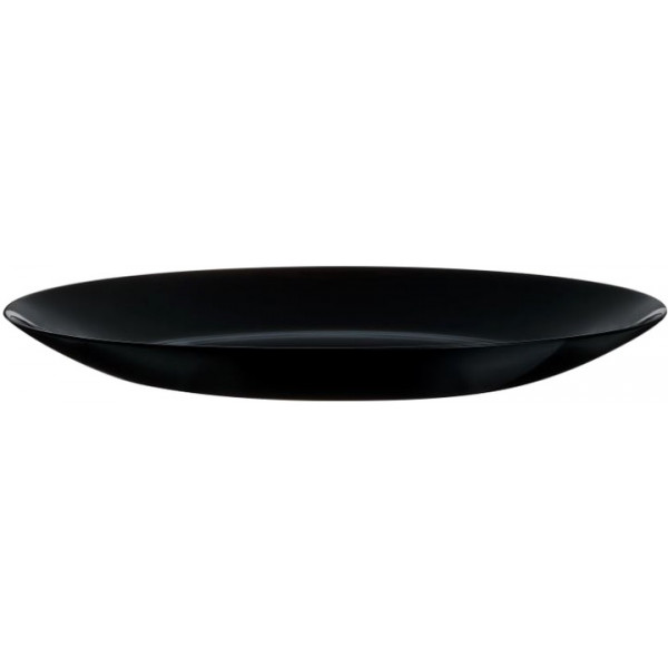 Тарілка обідня Luminarc Zelie Black V3821 25 см чорна
