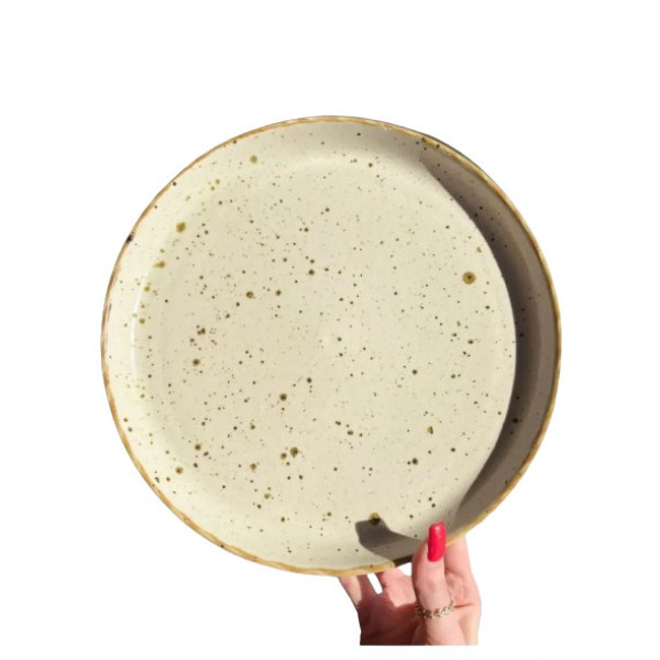Тарілка обідня Декор Кераміка Beige SS-2590 25 см