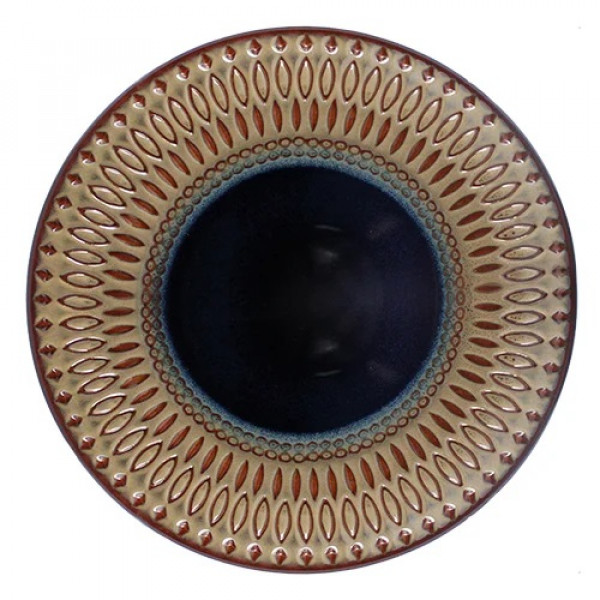 Тарілка підставна Losk Dec Maori Brown L0480-XY4612A-11 27 см коричнева
