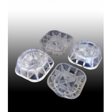Антивібраційні підставки Electriclight 154012-transparent 4 шт
