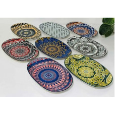 Блюдо овальне Olens Тригір'я 102-609 23.5х15 см