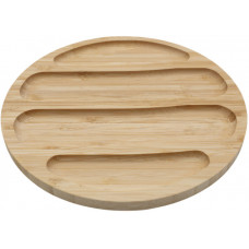 Дошка для подачі страв Eurogold 7112901417 24х24х1.6 см бежева