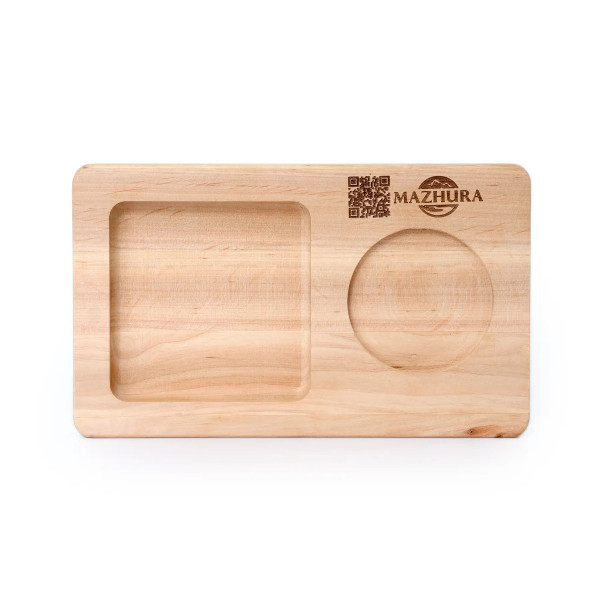 Дошка сервірувальна Mazhura MZ-728451 21х15 см бежева