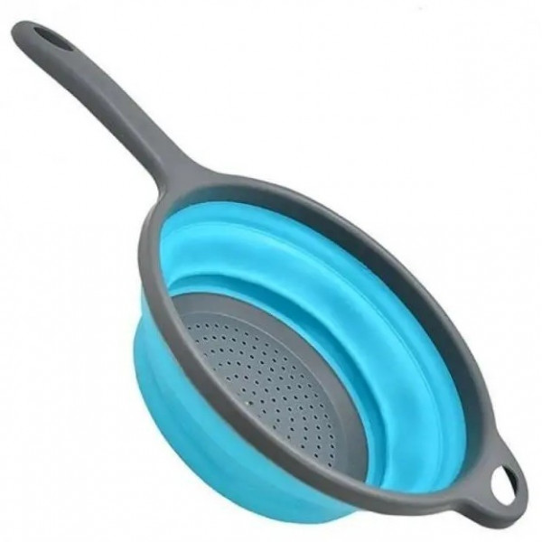 Друшляк складний силіконовий Frico FRU-088-Blue 40.5 см блакитний