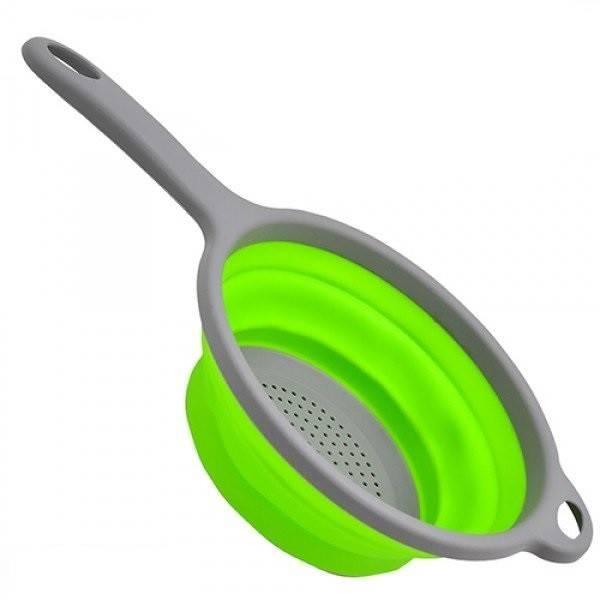 Друшляк складний силіконовий Frico FRU-088-Green 40.5 см зелений