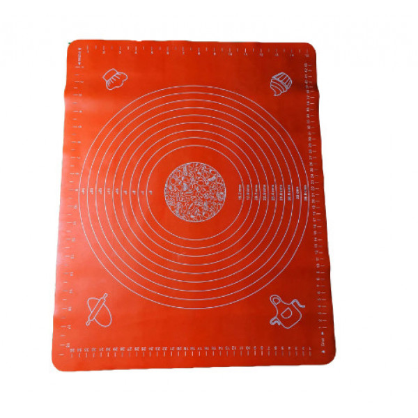 Килимок кондитерський силіконовий Frico FRU-082-Orange 59х39 см помаранчевий