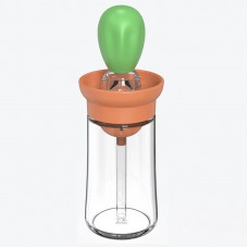 Пляшка для олії з пензликом Frico FRU-118-Green 18 см 200 мл зелена