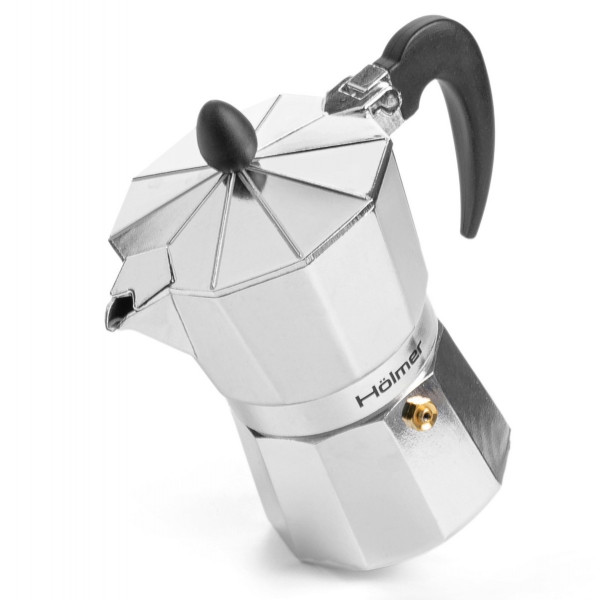 Гейзерна кавоварка Holmer CF-0300-AL 6 чашок 300 мл