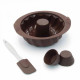 Набір форм для випікання мафінів Lessner Chef Choco 10257 8 предметів коричневий