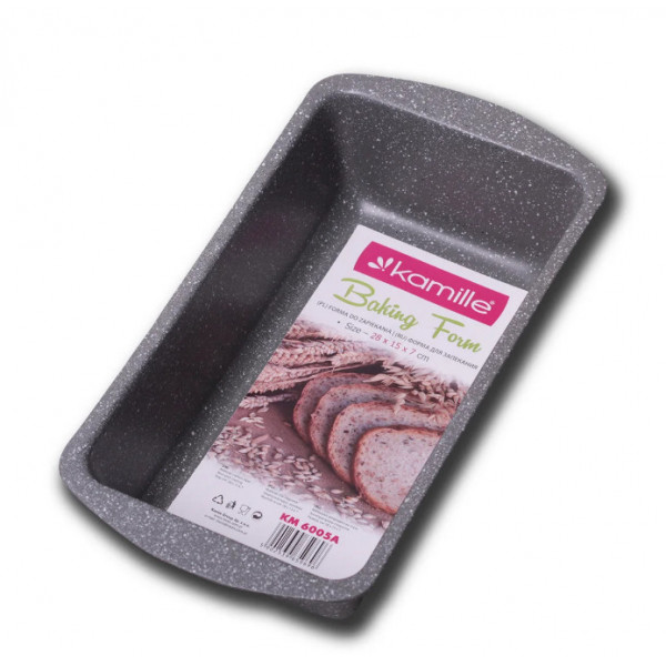 Прямокутна форма для запікання 28х15х7 см Kamille KM-6005A