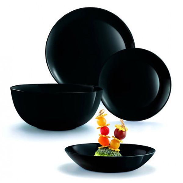 Тарілка підставна Luminarc Diwali Black P0786 27 см