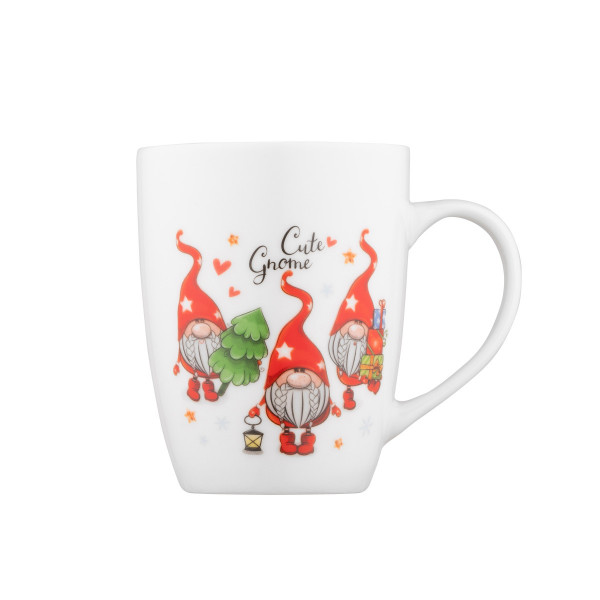 Кружка Ardesto Gnomes 2 AR3066 350 мл білий