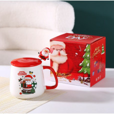 Кружка заварювальна новорічна Merry Christmas 1 14845 400 мл