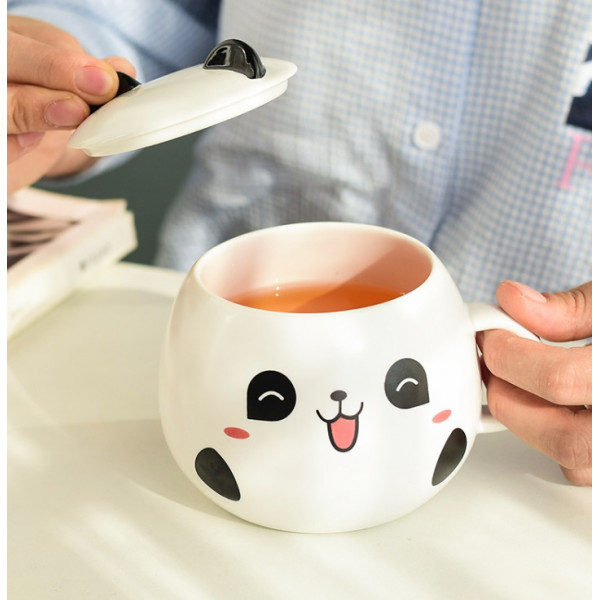 Кухоль з кришкою Panda 1 14858 450 мл