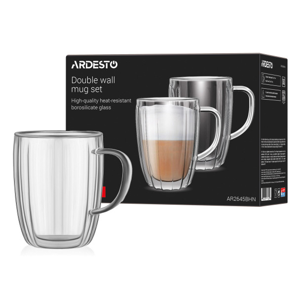 Набір кружок Ardesto AR2645BHN 450 мл 2 шт