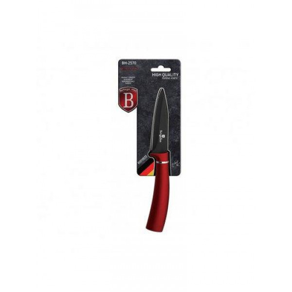 Ніж для чищення овочів Berlinger Haus Metallic Red Line Edition BH-2570 9 см
