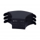 Сушарка для посуду 41,5х26х11,5 см Black Kamille KM-0769C