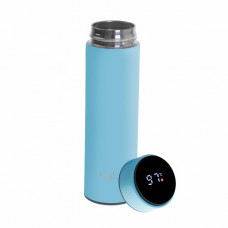 Термос питний з індикатором Adler AD-4506-blue-LED 473 мл блакитний
