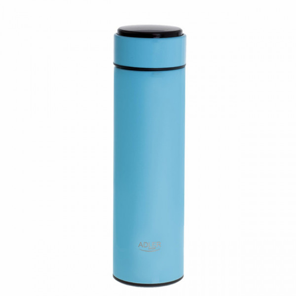 Термос питний з індикатором Adler AD-4506-blue-LED 473 мл блакитний