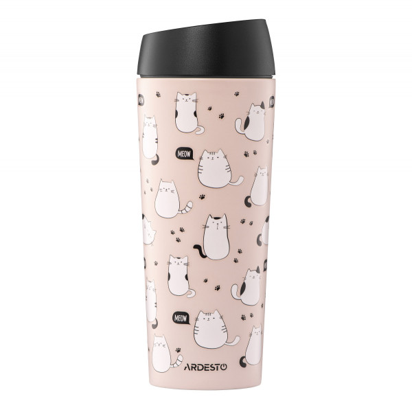 Термочашка Ardesto Coffee Time Corgi AR2645FC 450 мл коричнева