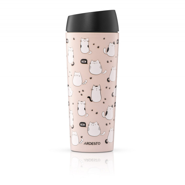 Термочашка Ardesto Coffee Time Corgi AR2645FC 450 мл коричнева