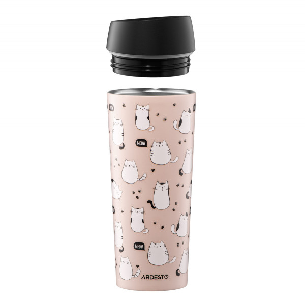 Термочашка Ardesto Coffee Time Corgi AR2645FC 450 мл коричнева