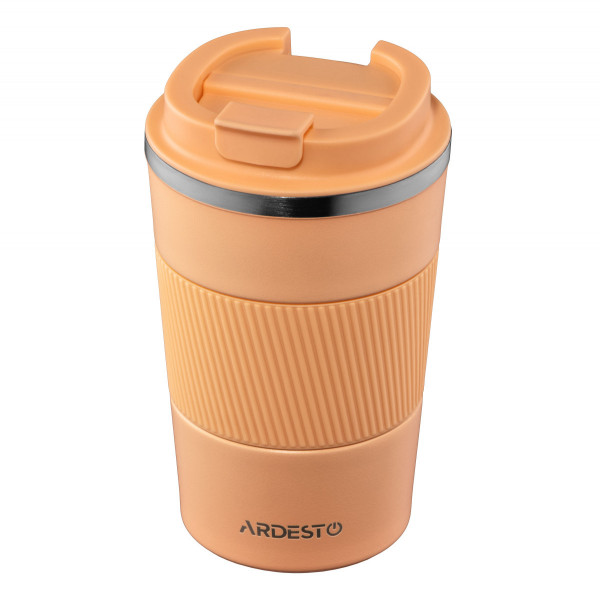 Термочашка Ardesto Urban PeaСh Fuzz AR2638PF 380 мл оранжева
