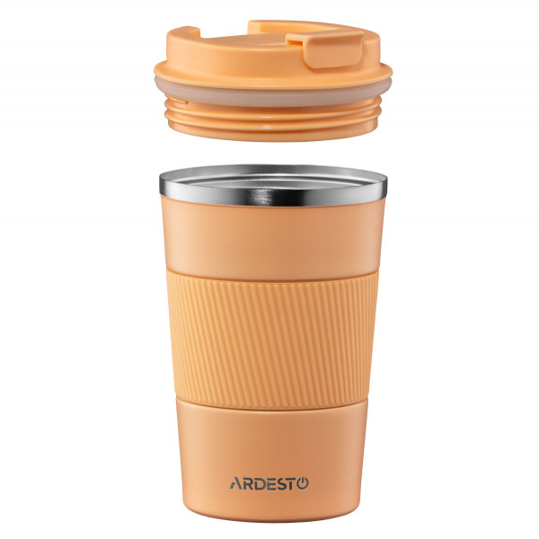 Термочашка Ardesto Urban PeaСh Fuzz AR2638PF 380 мл оранжева