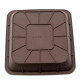 Форма для випічки Lessner Chef Choco 10252 25х25х5 см коричнева